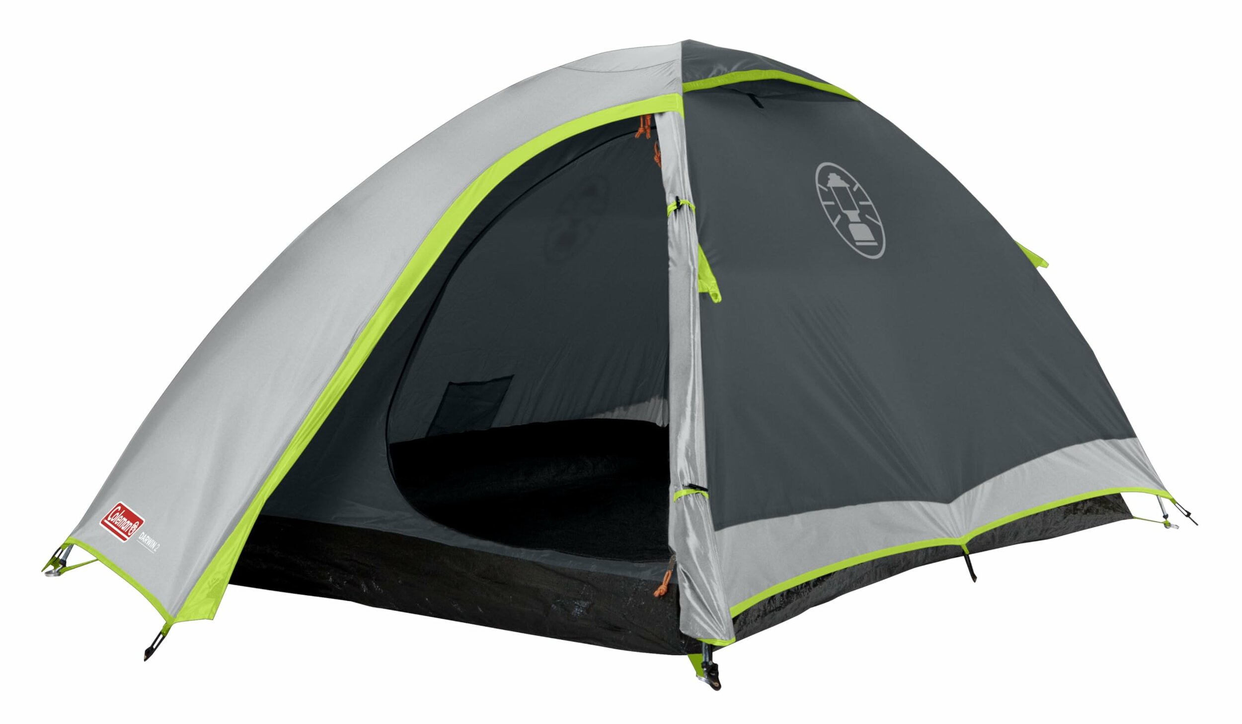 Tenda igloo Coleman Darwin 2 grigia montata