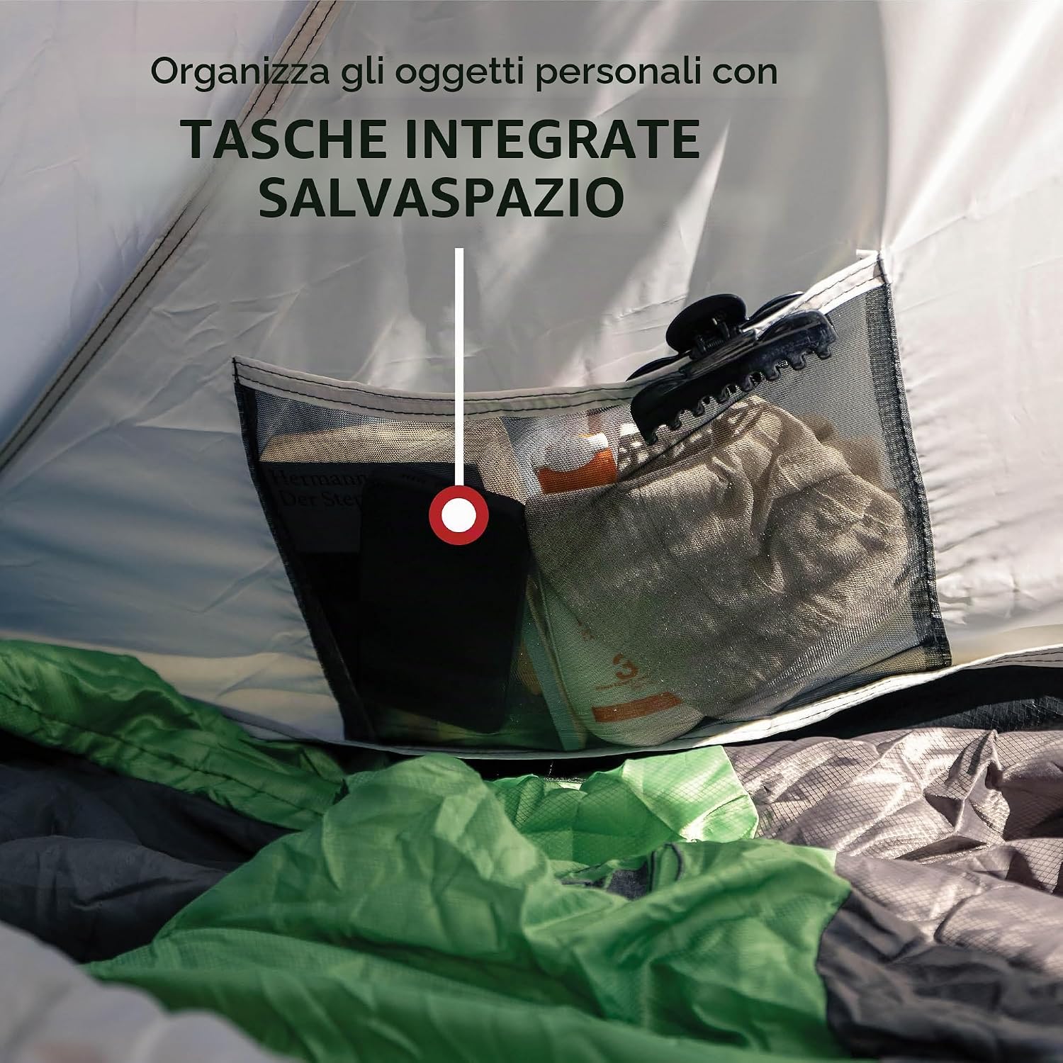 Tenda Coleman Darwin 2, altra vista