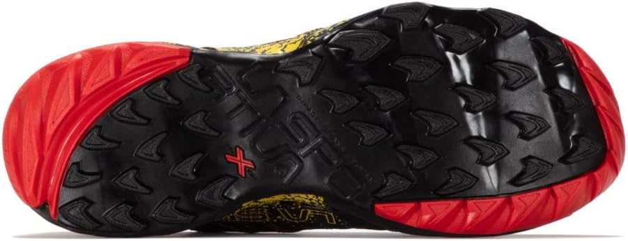 Suola FriXion XT nera e rossa della La Sportiva Akasha II