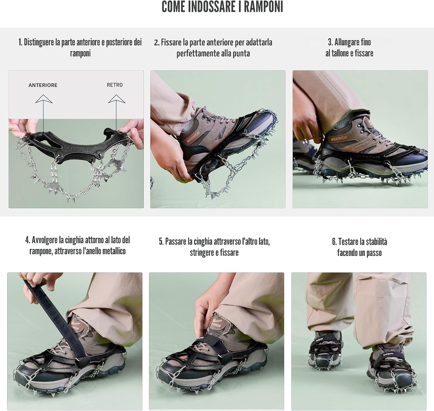 Ramponcini Unigear 24 punte, quarta vista del prodotto