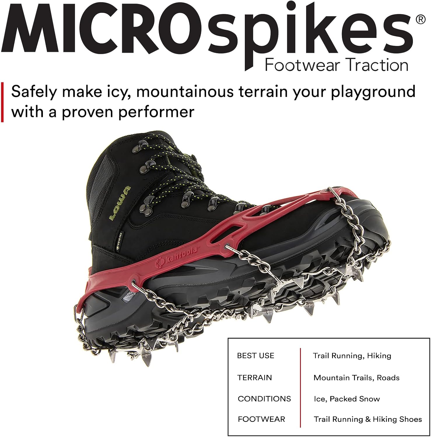 Ramponcini Kahtoola Microspikes, seconda vista del prodotto