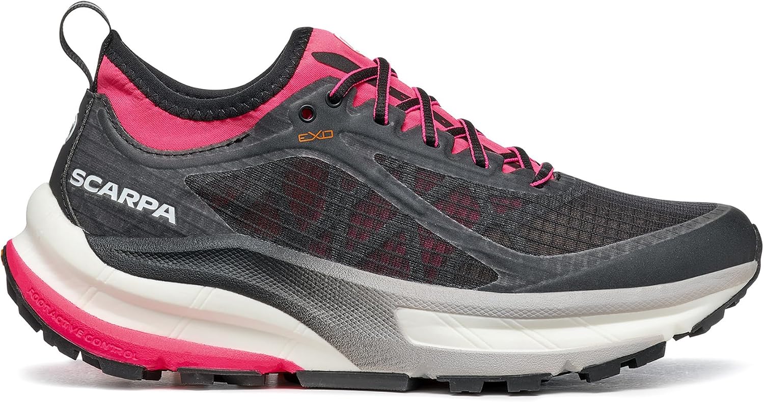 SCARPA Golden Gate ATR nera e rosa vista dal lato interno