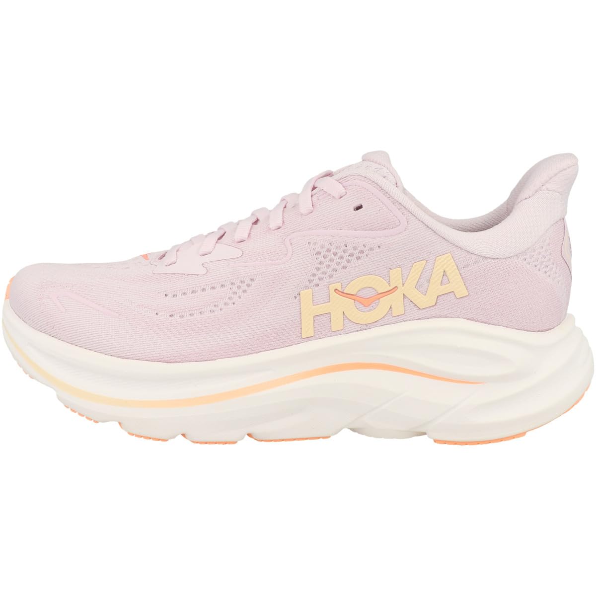 Scarpa running donna HOKA Clifton 10 lilla vista di lato