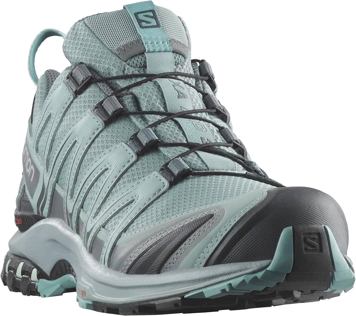 Puntale rinforzato della Salomon XA Pro 3D Gore-Tex visto di fronte