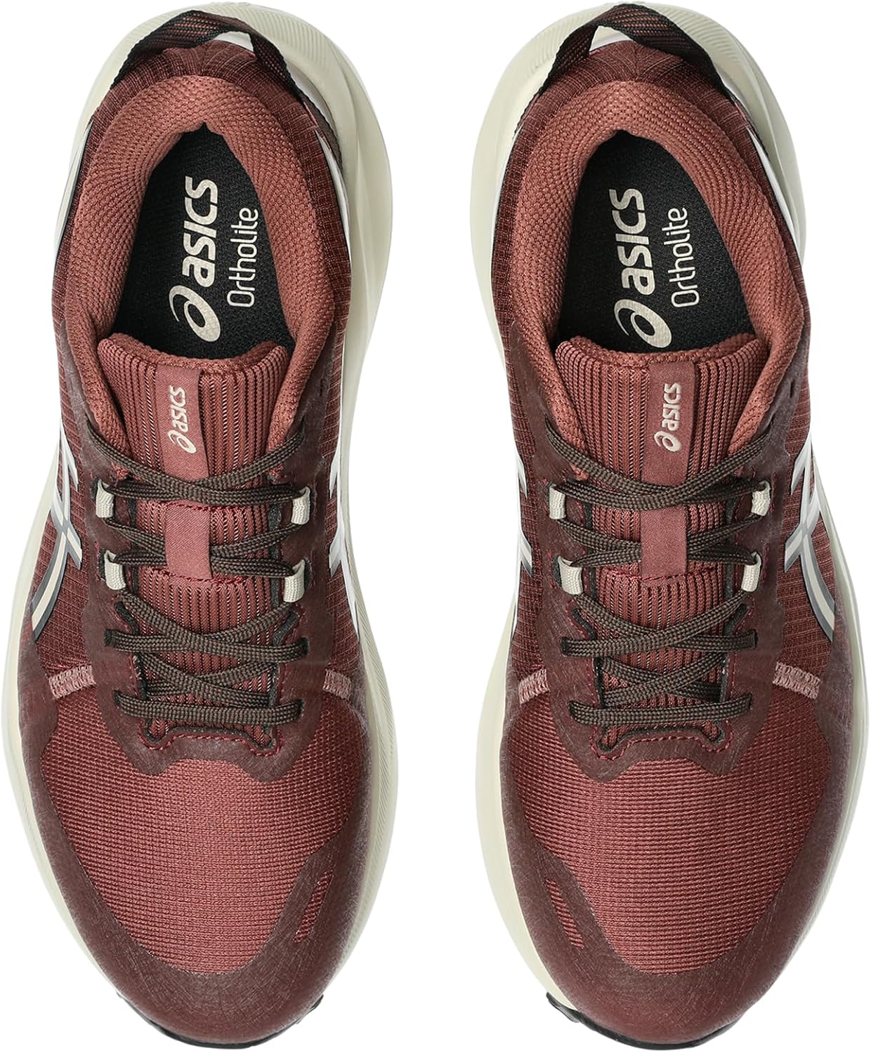 Coppia di ASICS Gel-Venture 11 vista dallalto con lacci e soletta