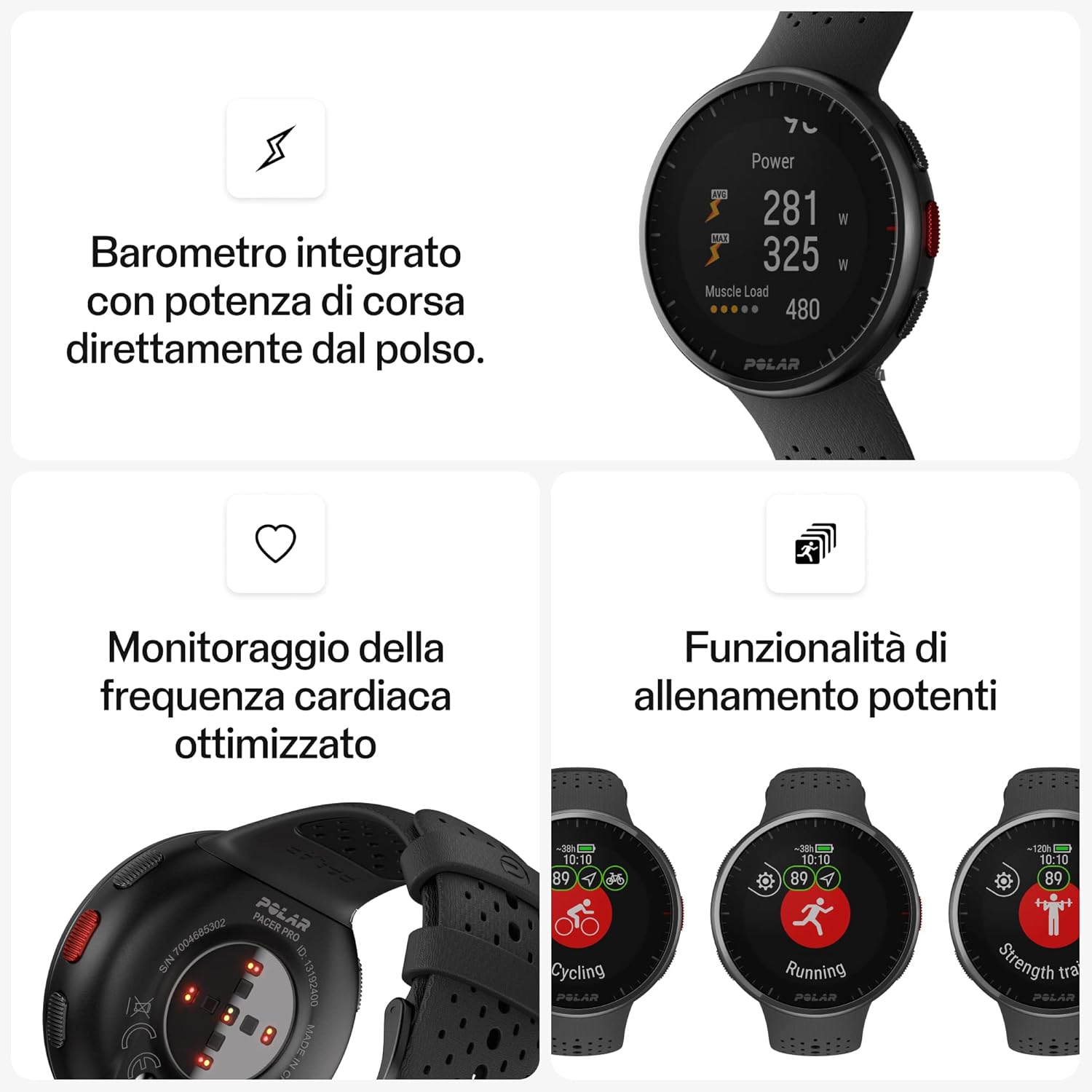 Polar Pacer Pro, quinta immagine del prodotto