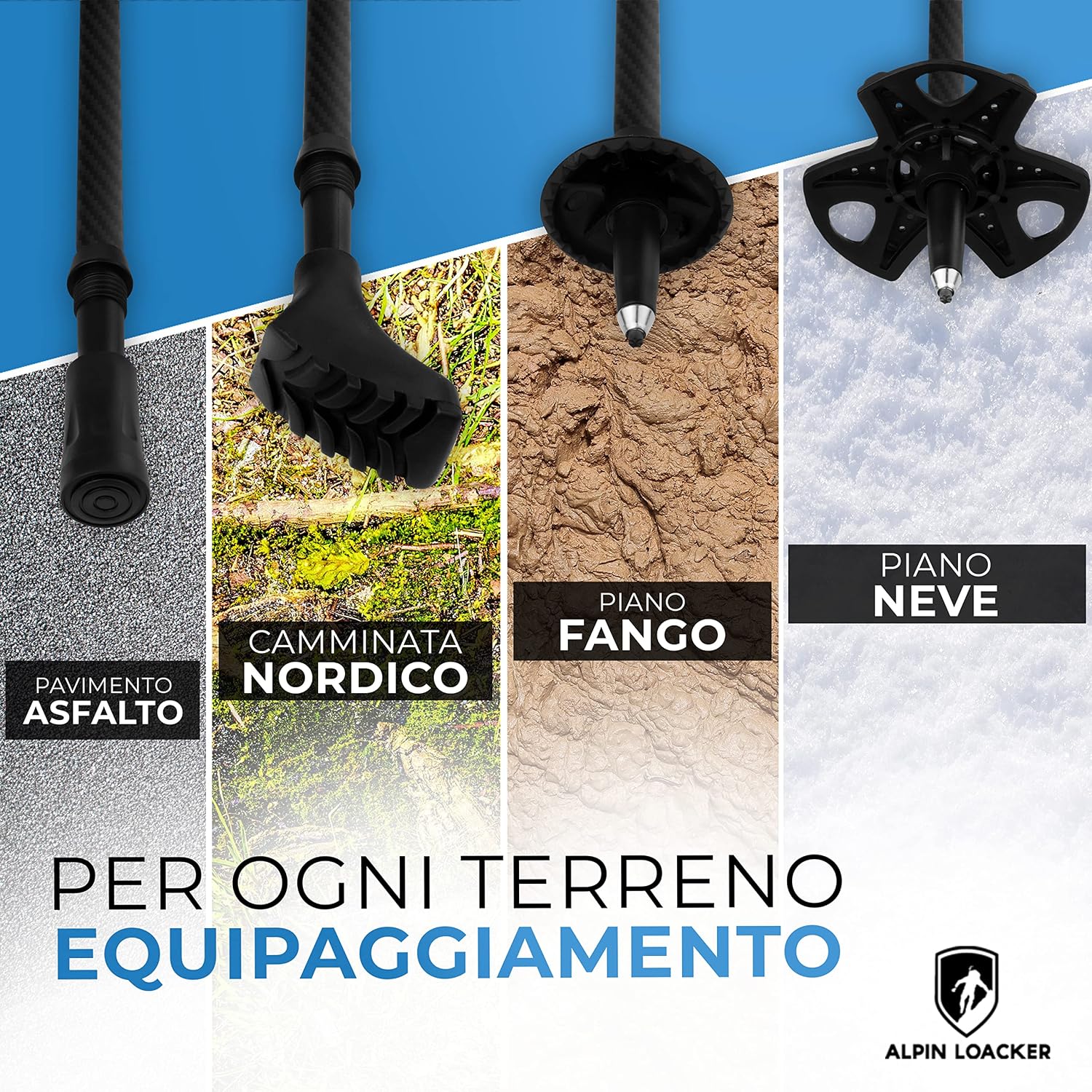 Bastoncini da trekking Alpin Loacker, altra immagine