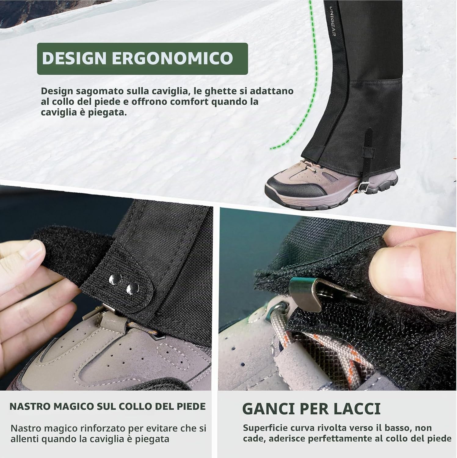 Ghette Unigear 1000D, quarta vista del prodotto