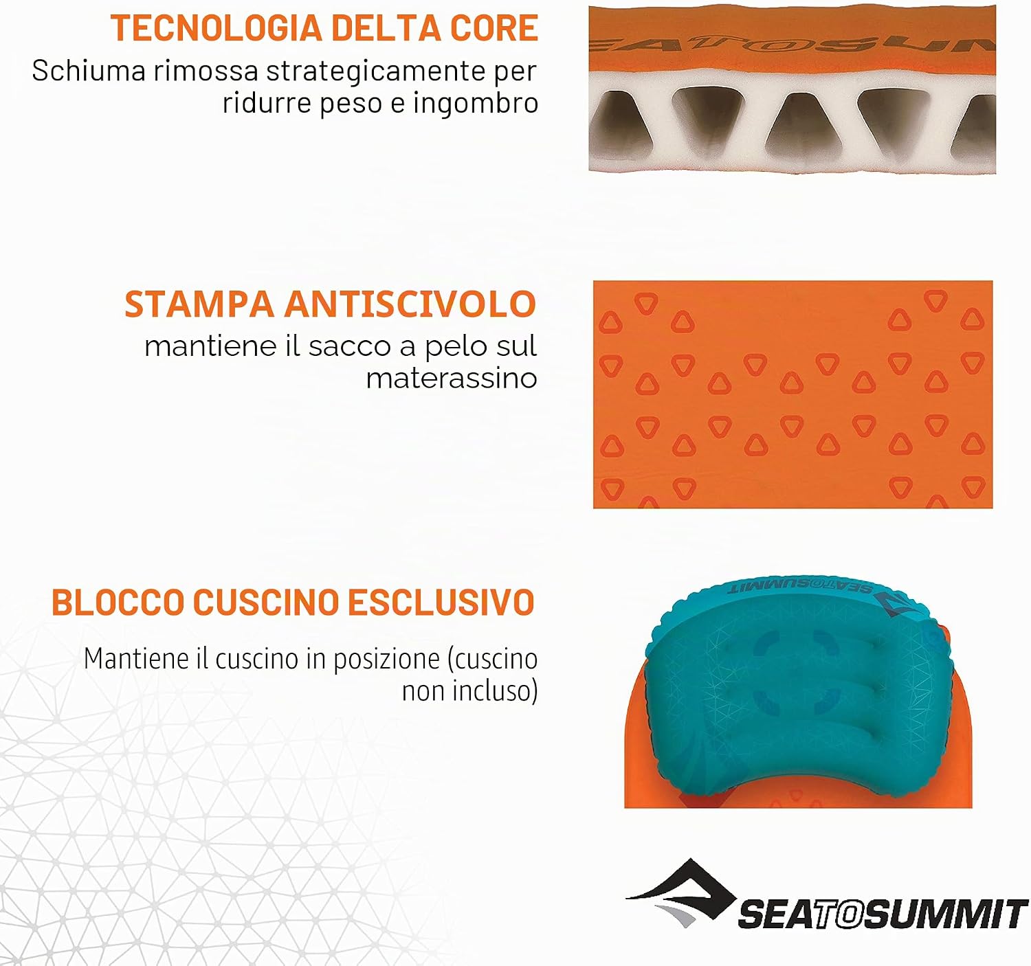 Materassino Sea to Summit UltraLight, altra vista