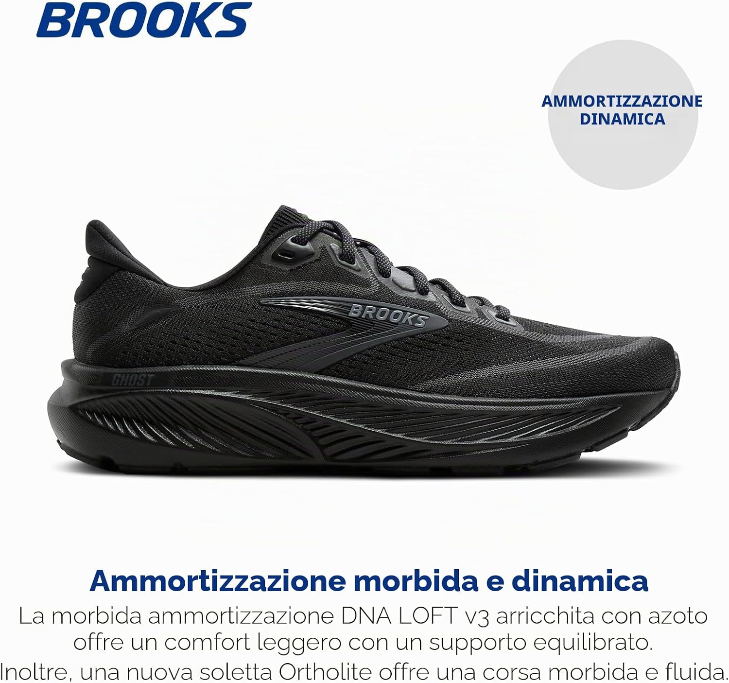 Scarpa running Brooks Ghost 18, seconda vista