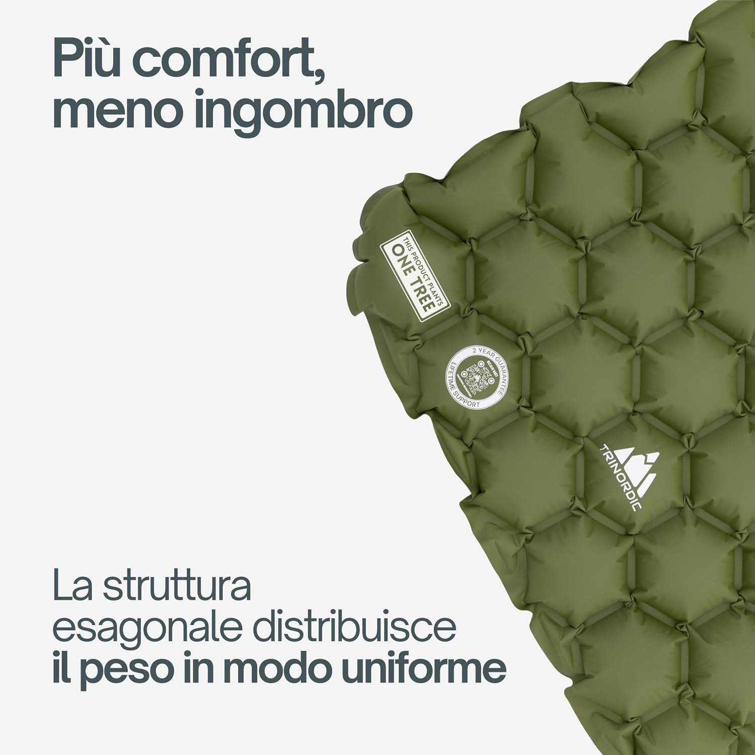 Materassino Trinordic, ulteriore dettaglio