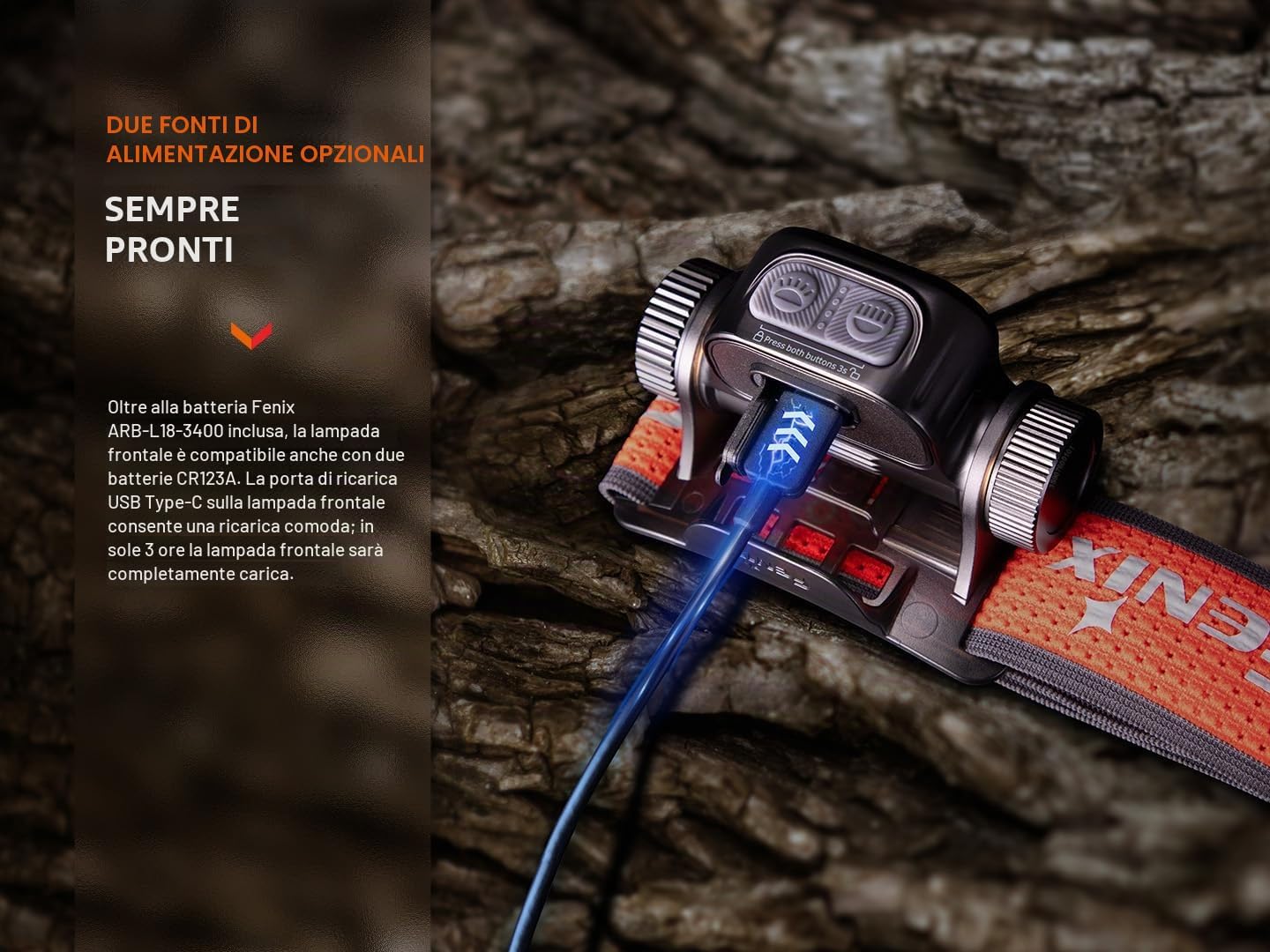 Fenix HM65R-T V2.0, quinta vista del prodotto