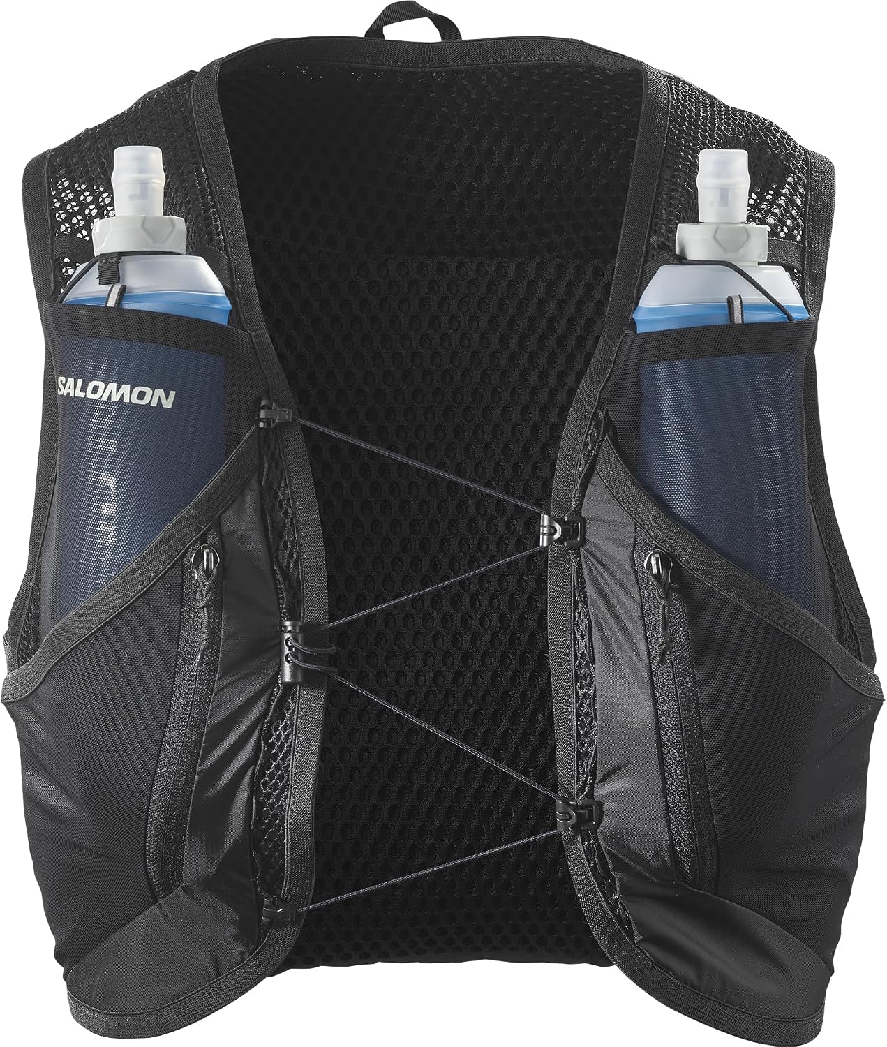 Parte anteriore del gilet Active Skin 12 con due flask sul petto