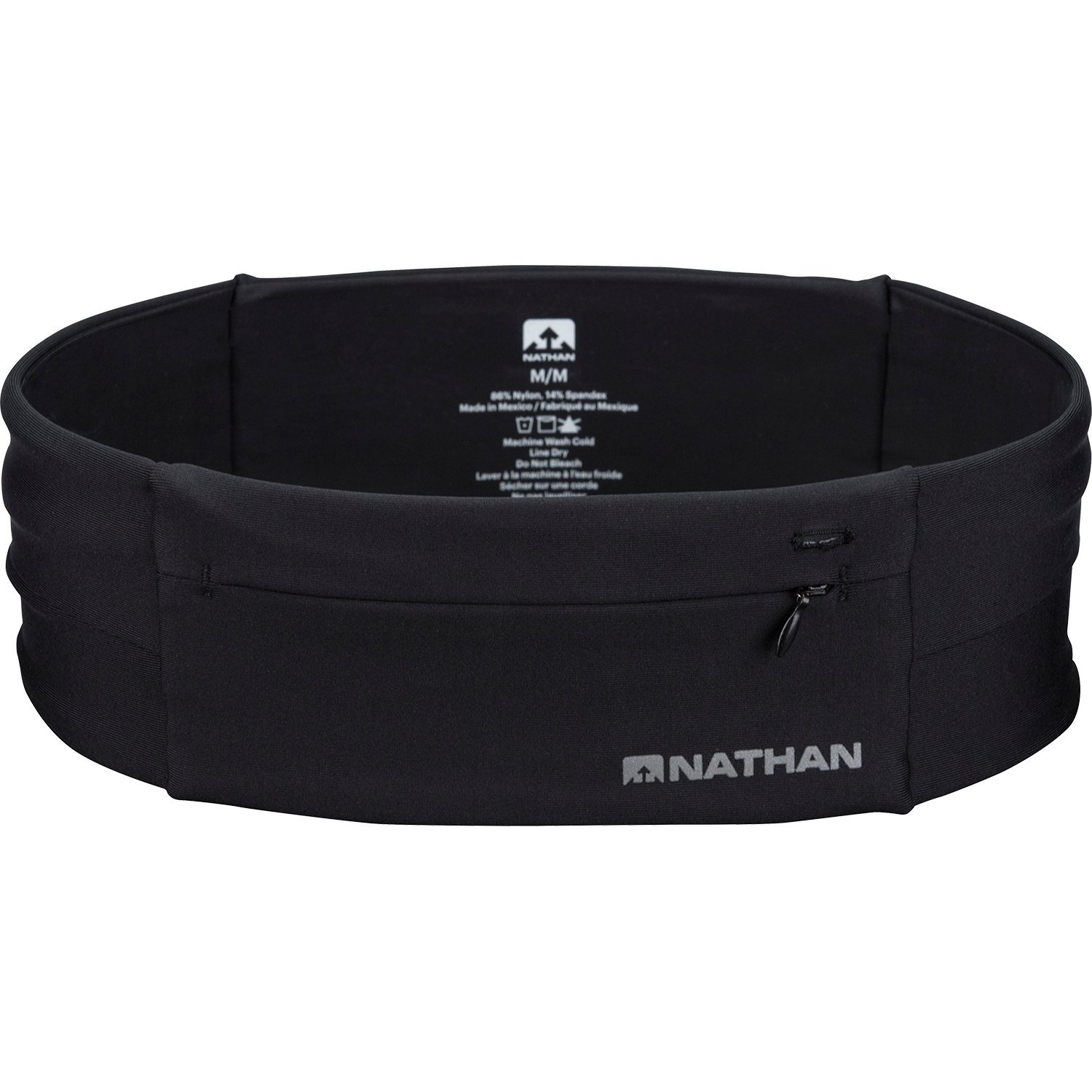 Cintura running Nathan Zipster nera