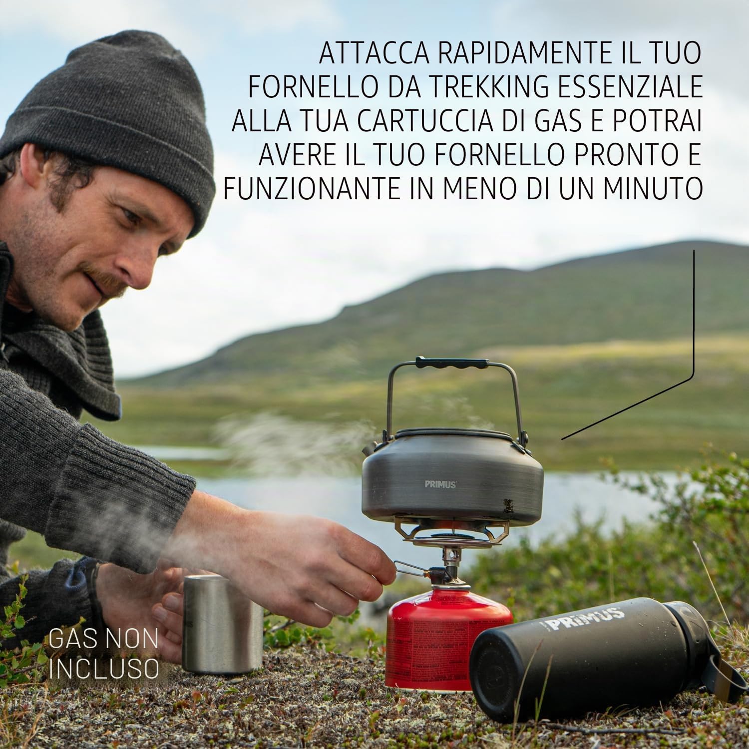 Fornello Primus Essential Trail, dettaglio