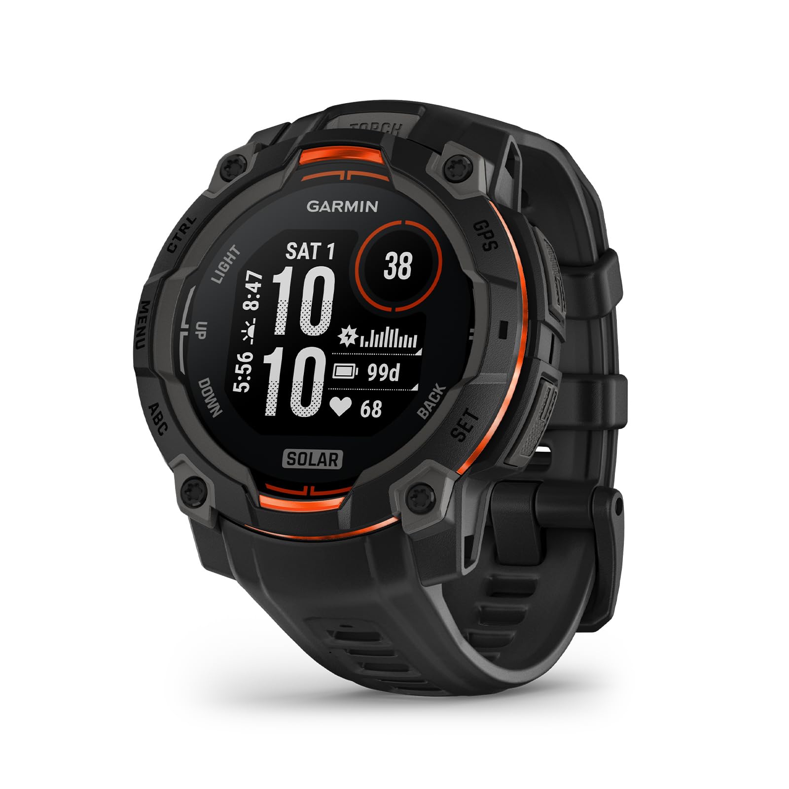 Orologio GPS Garmin Instinct 3 Solar 45 mm, immagine principale