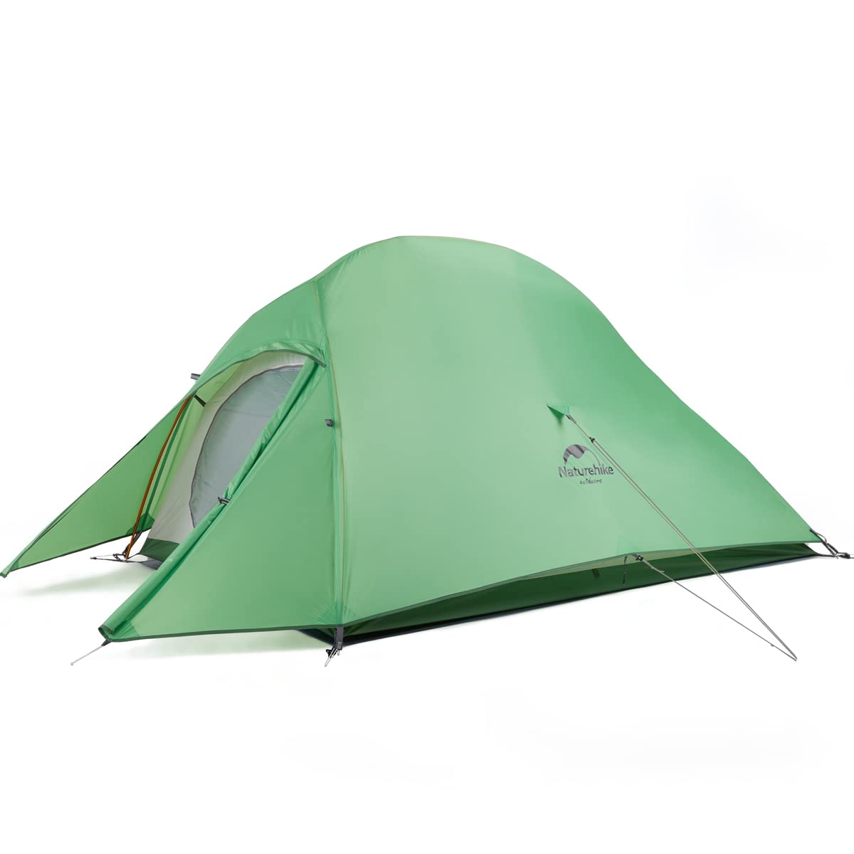 Tenda da trekking Naturehike Cloud Up 2 verde montata