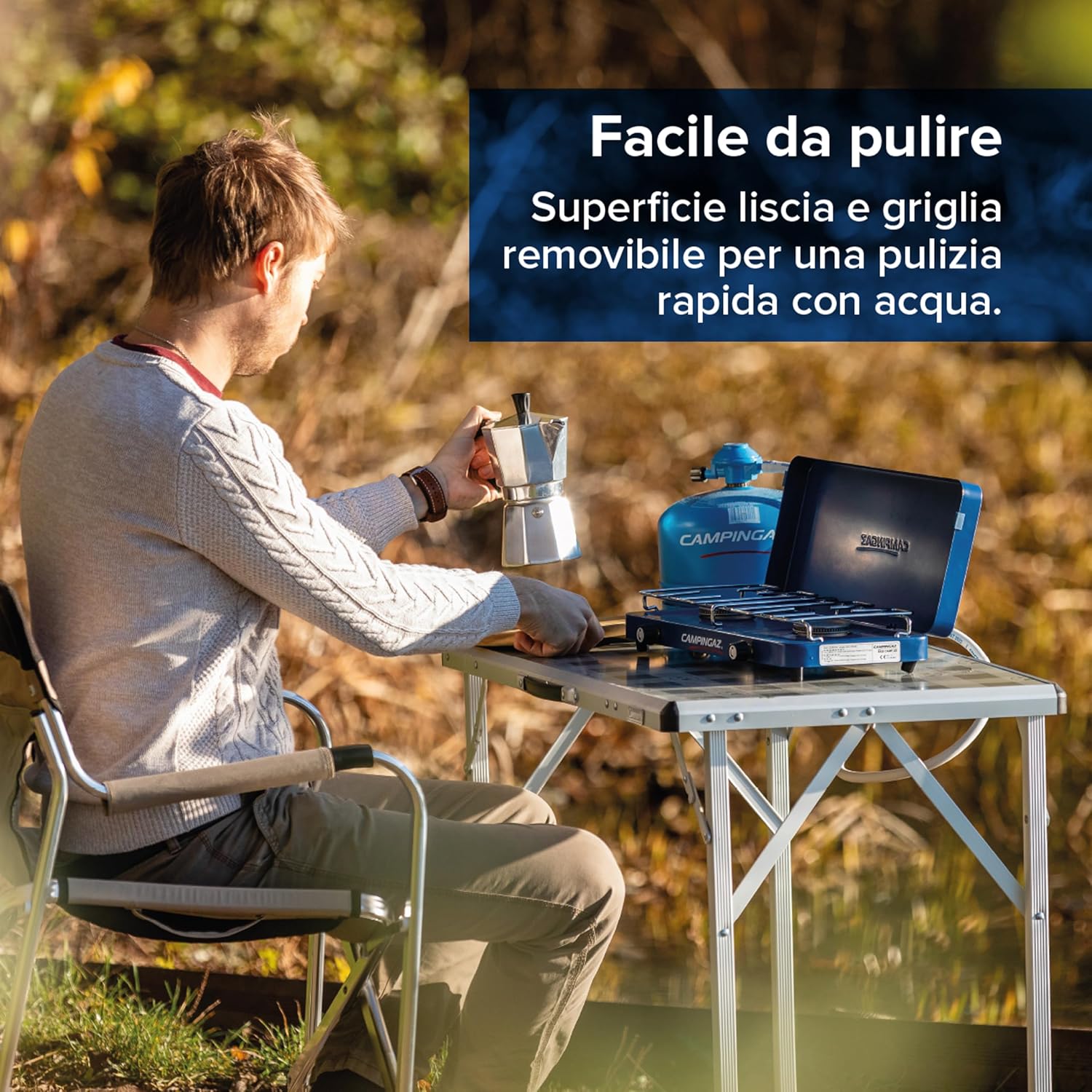 Fornello Campingaz Base Camp Lid, dettaglio