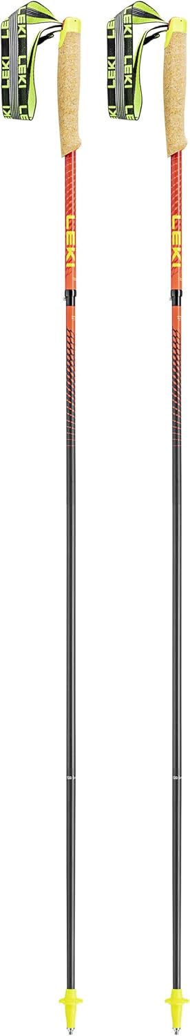 Coppia di bastoncini LEKI Neotrail Pro rossi in carbonio