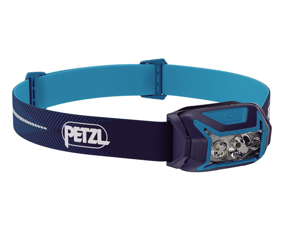 Lampada frontale ricaricabile Petzl Actik Core blu