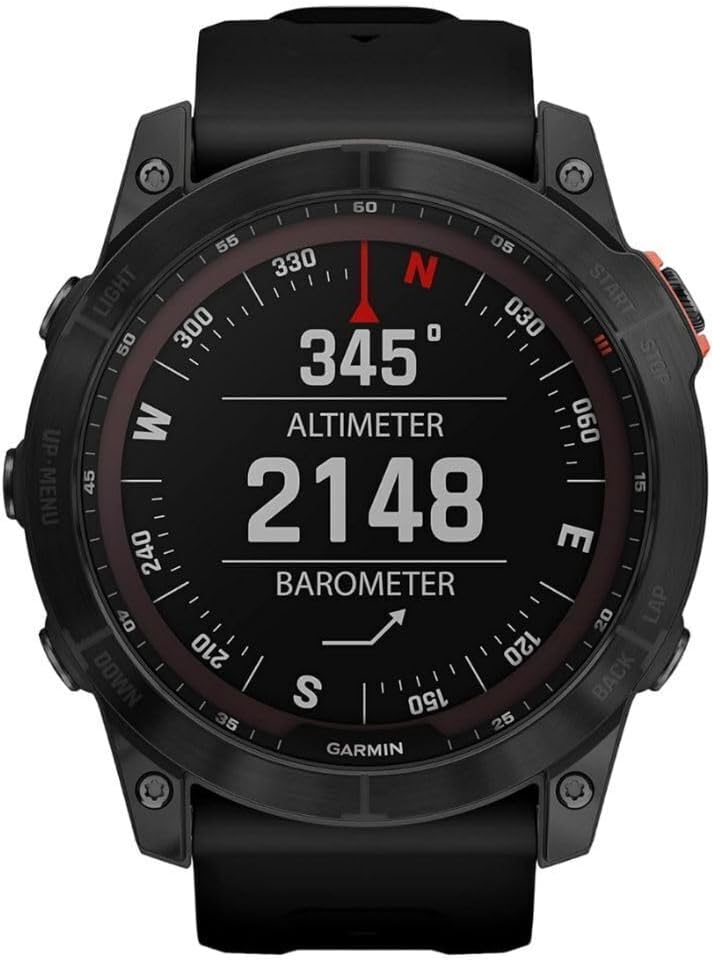 Garmin fenix 7X Solar da unaltra angolazione