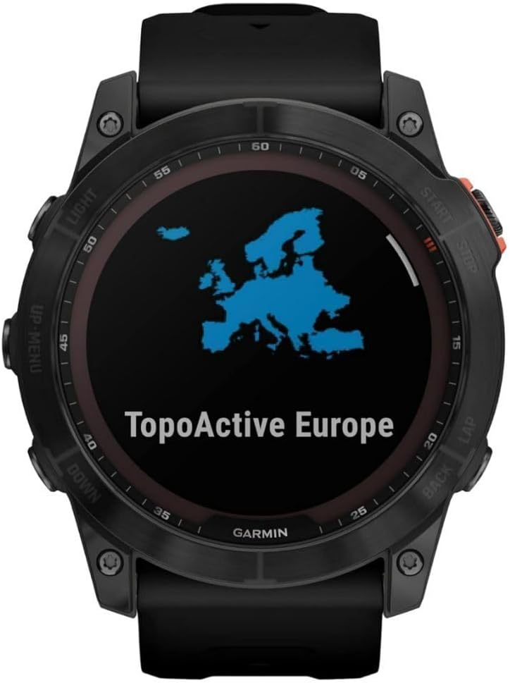 Particolare dellorologio Garmin fenix 7X Solar