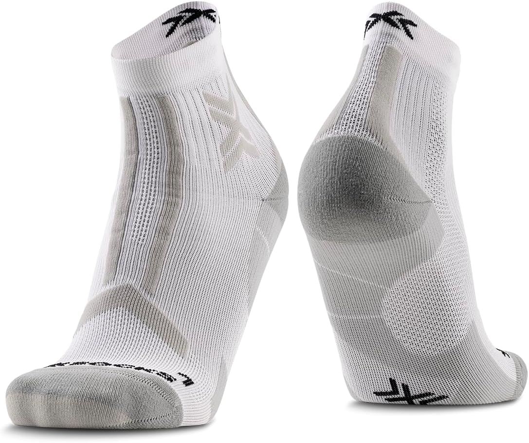 Paio di calze X-Socks Trailrun Discover bianche con zone a rete