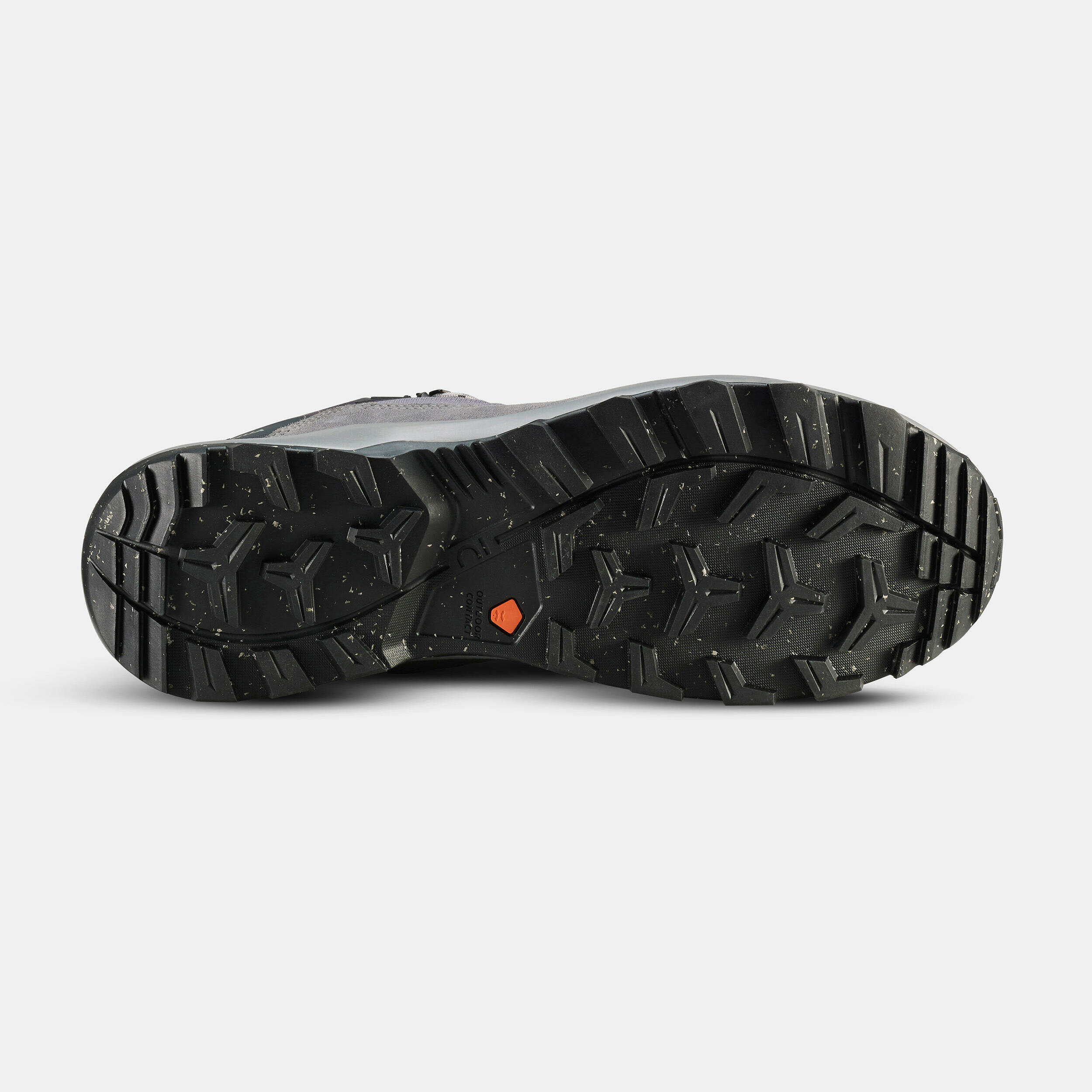 Suola tassellata Outdoor Contact della scarpa Quechua MH500 Mid vista da sotto