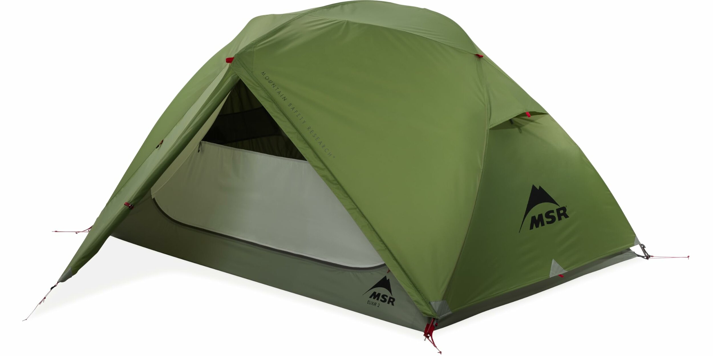 Tenda da trekking MSR Elixir 2 verde montata