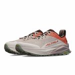 Coppia di scarpe da trail Altra Olympus 6 grigio chiaro e arancione
