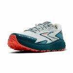 Scarpa da trail running donna Brooks Divide 5 grigia, petrolio e corallo