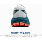 Tallone della Brooks Divide 5 con didascalia sulla suola TrailTack