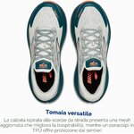 Coppia di Brooks Divide 5 vista dallalto con lacci grigi
