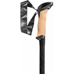 Particolare dei bastoncini telescopici Leki Black Series Carbon