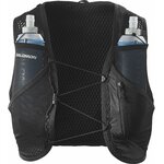 Parte anteriore del gilet Active Skin 8 con due flask nelle tasche sul petto