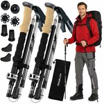 Coppia di bastoncini pieghevoli TREKOLOGY Trek-Z con accessori e sacca