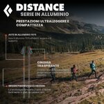 Schema della serie Distance in alluminio con escursionisti in montagna
