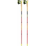 Coppia di bastoncini LEKI Ultratrail FX.One rossi con impugnatura in sughero