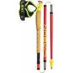 Bastoncino LEKI Ultratrail FX.One ripiegato con cinghia gialla