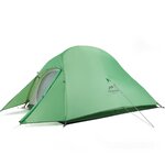 Tenda da trekking Naturehike Cloud Up 2 verde montata