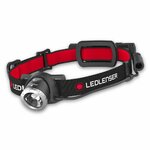 Lampada frontale ricaricabile Ledlenser H8R nera e rossa