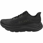 Scarpa running uomo HOKA Clifton 11 nera vista di lato