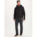 Uomo con giacca Marmot Minimalist nera vista a figura intera