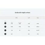 Guida alle taglie unisex delle calze Injinji