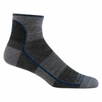 Calza da corsa Darn Tough 1715 grigio antracite vista di lato