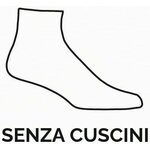 Disegno della calza Darn Tough con scritta senza cuscini