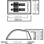 Tenda Salewa Litetrek II, dettaglio del telo esterno