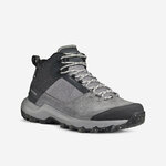 Scarpa da trekking Quechua MH500 Mid grigia e nera vista di tre quarti