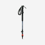 Bastoncino da trekking Simond MT500 Antishock blu e grigio chiuso, con ghiera arancione sulla punta