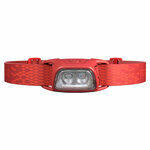 Frontale Forclaz HL100 rossa vista di fronte con i due LED